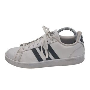 Adidas Cloudfoam Shoes Womens Size 9.5 White Synthetic‎ Casual Sneakers AW4287